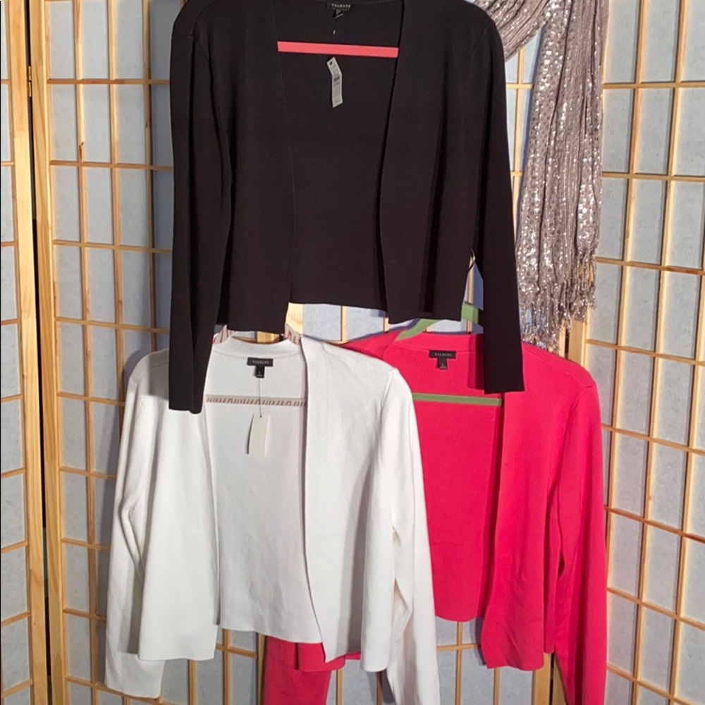 Talbots bolero sweaters all three for $45